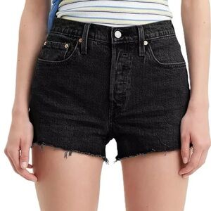 NWT Levi's Women's 501 Original High-Rise Jean Shorts‎ - Black - Size 30